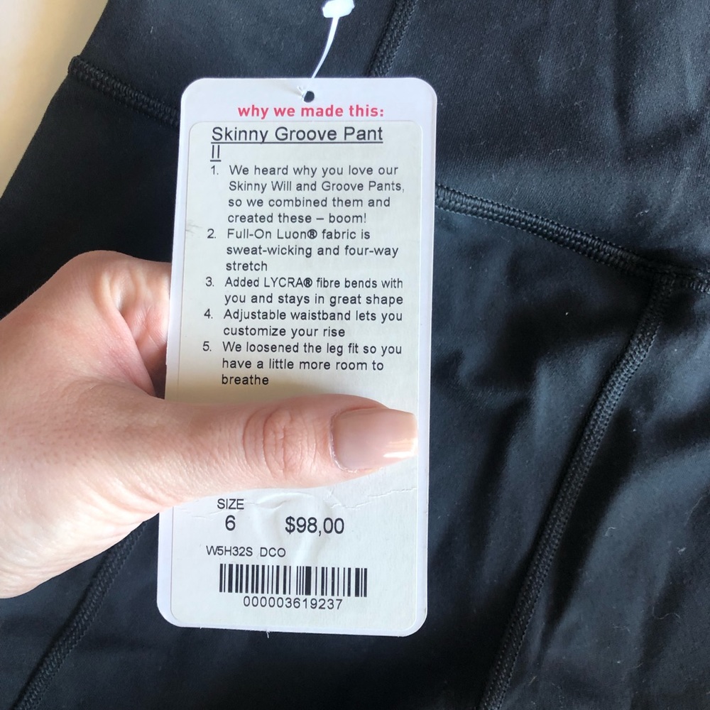 Lululemon size 6 leggings